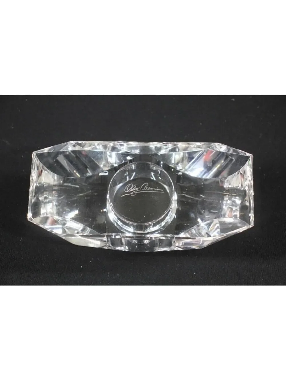 Rosenthal Crystal Candlestick Holder, Vintage NIB